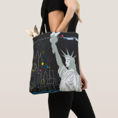 ノースウェスト航空飛んでいるの旅行ポスター トートバッグ (クローズアップ)