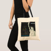 ノースウェスト航空飛んでいるの旅行ポスター トートバッグ (正面(商品))