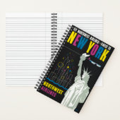 ノースウェスト航空飛んでいるの旅行ポスター ノートブック (内側)