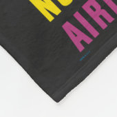 ノースウェスト航空飛んでいるの旅行ポスター フリースブランケット (角)