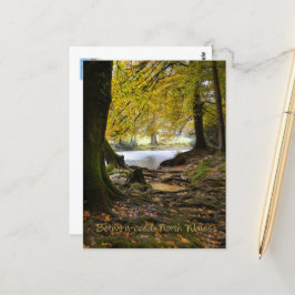 ノースウェールズ州Between-y-coedの秋 ポストカード