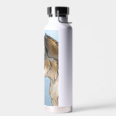 ノースウエスタン・ウルフ ウォーターボトル (左面)