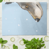 ノースウエスタン・ウルフ キッチンタオル (折り畳み)