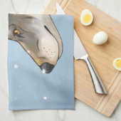 ノースウエスタン・ウルフ キッチンタオル (四つ折り)