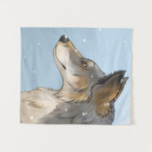 ノースウエスタン・ウルフ タペストリー (正面(横))