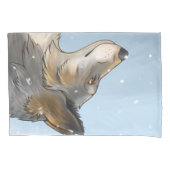 ノースウエスタン・ウルフ 枕カバー (正面)