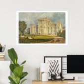 ノースウエストからのハンプトンコートのビュー, c.1806 ポスター (ホームオフィス)