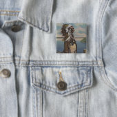 ノースウエストインディアンチーフインフルレガリア 缶バッジ (インサイチュ)