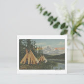 ノースウエストインディアン – ツーテペスニアマウンテン ポストカード (スタンド正面)