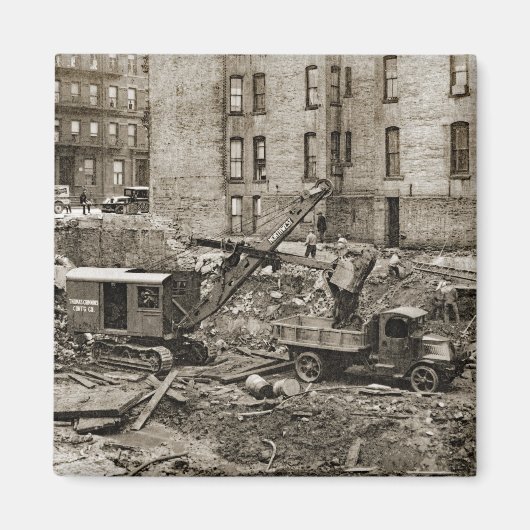 ノースウエストクレーン及びショベルの制御タンクトラック マグネット (正面)