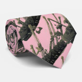 ノースウエストクレーン及びショベル重機アンティーク ネクタイ (ロール)