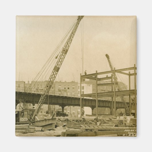 ノースウエストクレーン運転士用ケーブルSHOVEL運転士九 マグネット (正面)