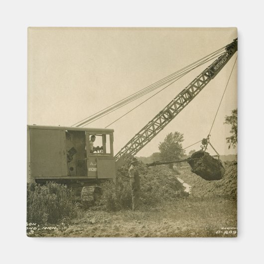 ノースウエストクレーン運転士用ケーブルSHOVEL運転士装置3 マグネット (正面)