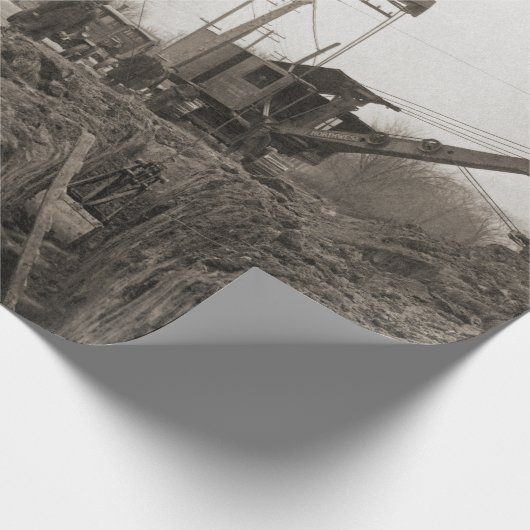 ノースウエストショベル社グリーンベイイーリー建築 ラッピングペーパー (角)