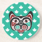 ノースウエストパシフィック海岸ハイダ子猫コースター コースター (正面)