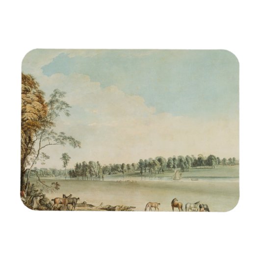 ノースウエストビューオブウェイクフィールドロッジインウィットルベリー マグネット (横)