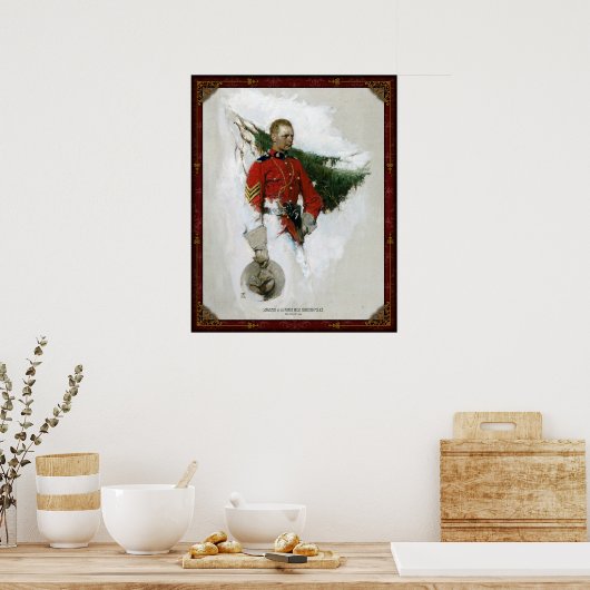 ノースウエスト騎馬警察の軍曹 – 1919 ポスター (キッチン)