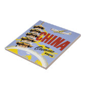 ノースウエスト・オリエント航空の旅行ポスター タイル (側面)