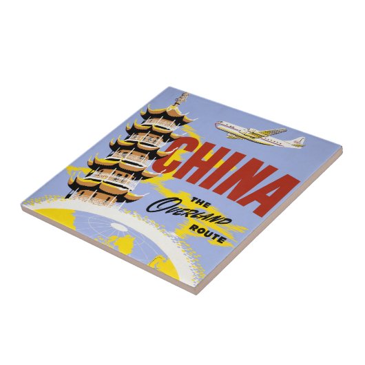 ノースウエスト・オリエント航空の旅行ポスター タイル (側面)