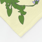 ノースウッズナチュラルパープルフリースブランケット フリースブランケット (角)