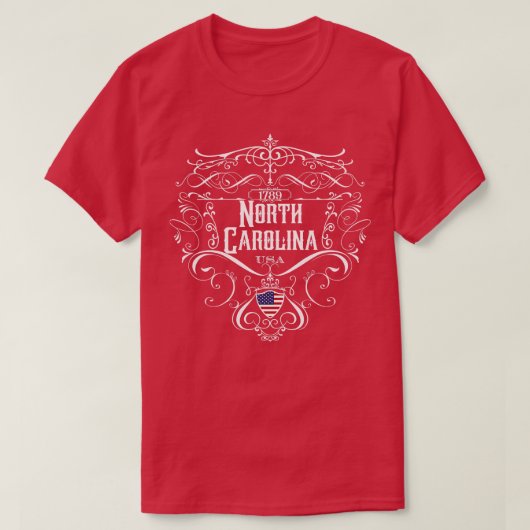 ノースオリナヴィンテージデザイン1 Tシャツ (デザイン正面)