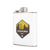 ノースカぶら下がったロライナのロック州パーク フラスク (左)