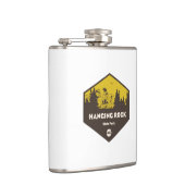 ノースカぶら下がったロライナのロック州パーク フラスク (右)