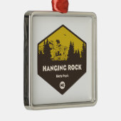 ノースカぶら下がったロライナのロック州パーク メタルオーナメント (右)