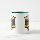 ノースカスカズズナショナルパークイラストレーショントラベル マグカップ (中央)