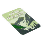 ノースカスカズズナショナルパークイラストレーショントラベル マグネット (右側)