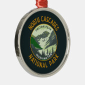 ノースカスカズズナショナルパークレトロアー動揺してト メタルオーナメント (右)