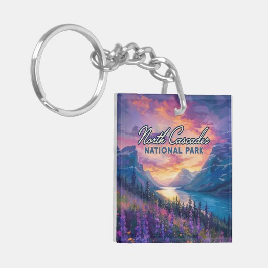 ノースカスカズズナショナルパークワシントンヴィンテージ キーホルダー (正面左)