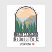 ノースカスカズズナショナルパークワシントンヴィンテージ シール (シート)