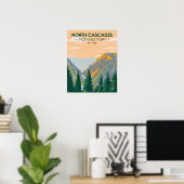 ノースカスカズズナショナルパークワシントンヴィンテージ ポスター (ホームオフィス)