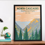 ノースカスカズズナショナルパークワシントンヴィンテージ ポスター