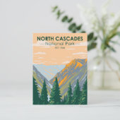 ノースカスカズズナショナルパークワシントンヴィンテージ ポストカード (スタンド正面)