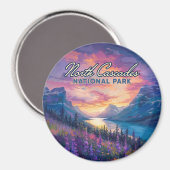 ノースカスカズズナショナルパークワシントンヴィンテージ マグネット (正面/裏面)
