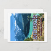 ノースカスカズズ国立公園 – ワシントンUSA ポストカード (正面/裏面)