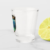 ノースカスカズナショナルパークワシントンウォーターカラー ショットグラス (右)