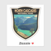 ノースカスカズナショナルパークワシントンウォーターカラー シール (シート)