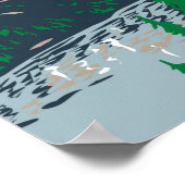 ノースカスカズナショナルパーク山勝利ヴィンテージ ポスター (角)