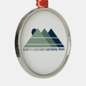 ノースカスケーズナショナルパークマウンテンサン メタルオーナメント (右)