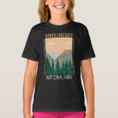 ノースカスケーズナショナルパーク動揺してヴィンテージ Tシャツ (正面)