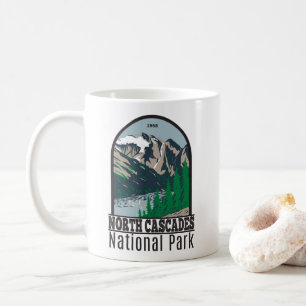 ノースカスケーズナショナルパーク山トリンプヴィンテージ コーヒーマグカップ