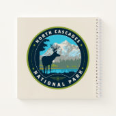 ノースカスケーズ国立公園 ノートブック (裏面)