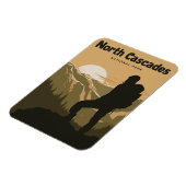 ノースカスケードズナショナルパークバックパッキング マグネット (左側)