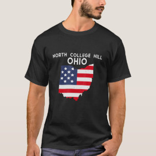 ノースカレッジヒルオハイオUSA州アメリカトラベルO Tシャツ