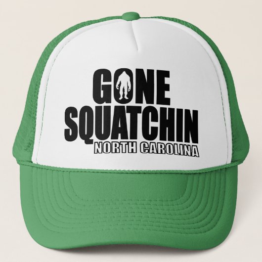 ノースカロライナによって行くSquatchin -元のボボ キャップ (正面)