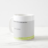 ノースカロライナに住んでいる人々が生まれたところ コーヒーマグカップ (正面左)