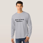 ノースカロライナに…行きました Tシャツ (正面フル)